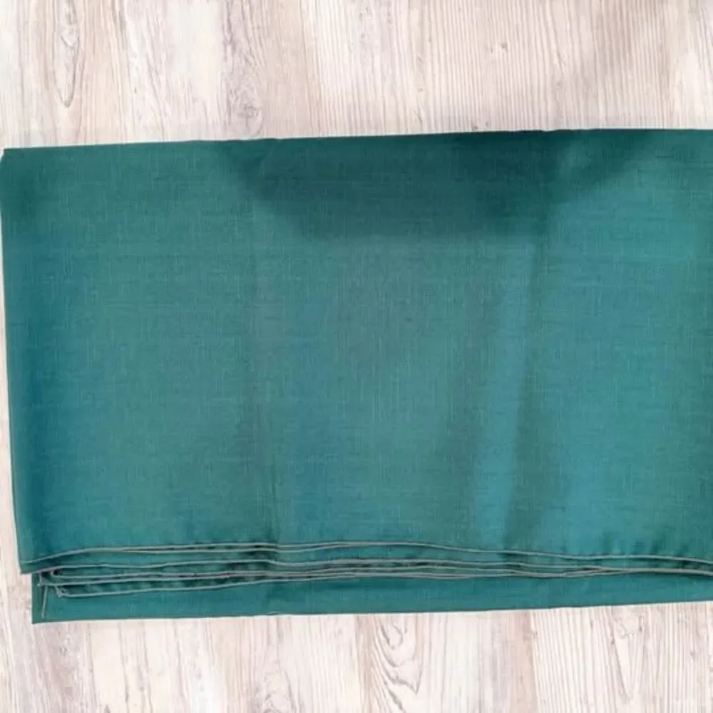 Dark Green Textured Tablecloth